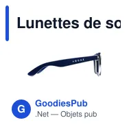 Lunettes de soleil personnalisables Malibu RPET avec logo - Miniature 9