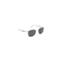 Variante blanc - Lunettes de soleil personnalisables Malibu RPET avec logo