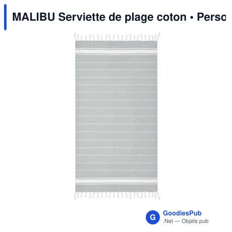 MALIBU Serviette de plage coton