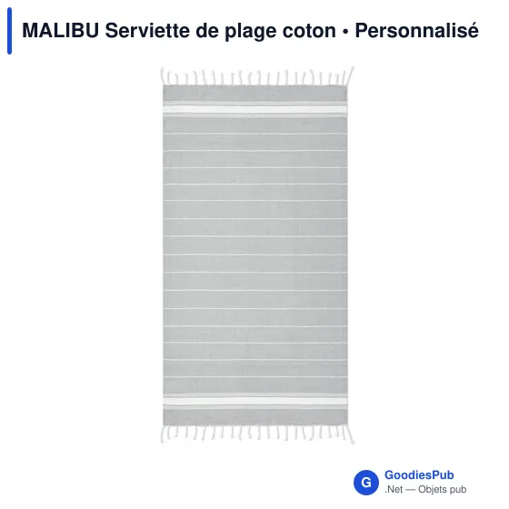MALIBU Serviette de plage coton - Image 1