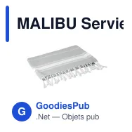 MALIBU Serviette de plage coton - Miniature 2