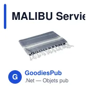 MALIBU Serviette de plage coton - Miniature 11