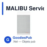 MALIBU Serviette de plage coton - Miniature 3