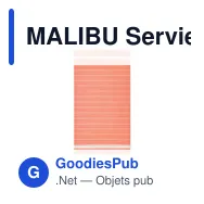 MALIBU Serviette de plage coton - Miniature 4