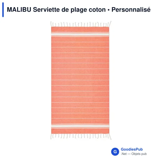 MALIBU Serviette de plage coton - Image 4