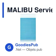MALIBU Serviette de plage coton - Miniature 6