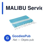 MALIBU Serviette de plage coton - Miniature 7