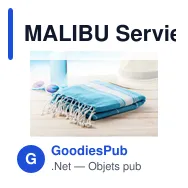 MALIBU Serviette de plage coton - Miniature 8