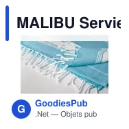 MALIBU Serviette de plage coton - Miniature 9
