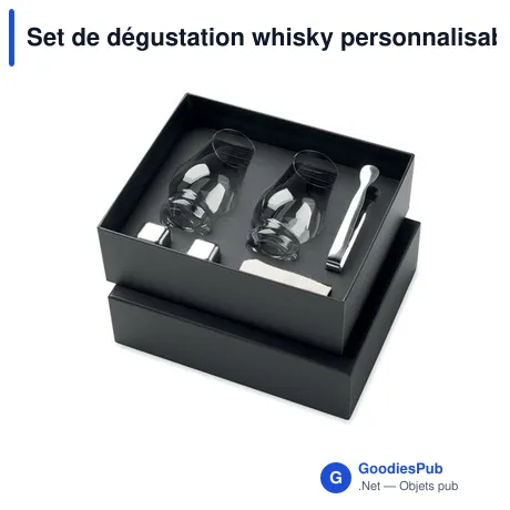 Set de dégustation whisky personnalisable avec logo - MALT