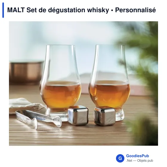 Set de dégustation whisky personnalisable avec logo - MALT - Image 4