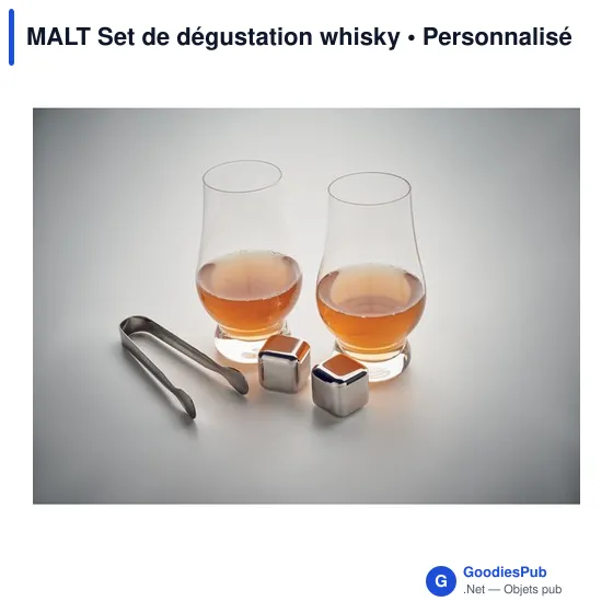Set de dégustation whisky personnalisable avec logo - MALT - Image 5