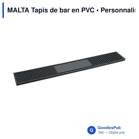 MALTA Tapis de bar en PVC