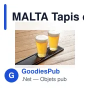 MALTA Tapis de bar en PVC - Miniature 4