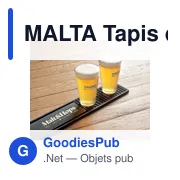 MALTA Tapis de bar en PVC - Miniature 6