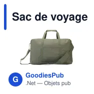 Sac de voyage personnalisable Manchester RPET avec logo - Miniature 1