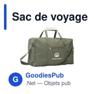 Sac de voyage personnalisable Manchester RPET avec logo - Miniature 5