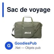 Sac de voyage personnalisable Manchester RPET avec logo - Miniature 6