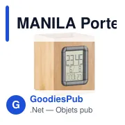 MANILA Porte-stylo en bambou - Miniature 1