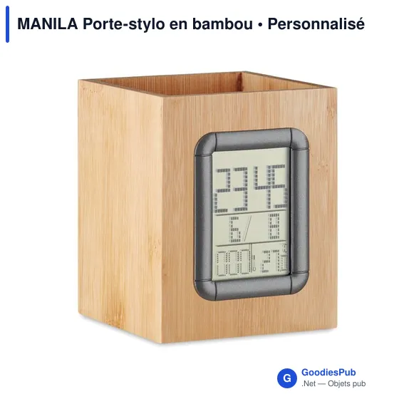 MANILA Porte-stylo en bambou - Image 1