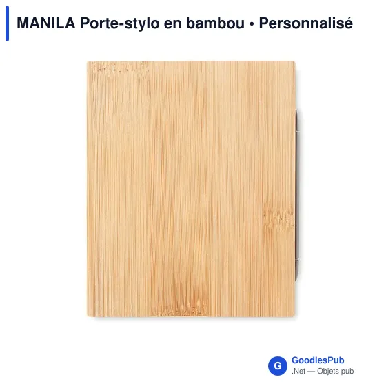 MANILA Porte-stylo en bambou - Image 2