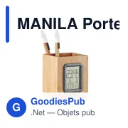 MANILA Porte-stylo en bambou - Miniature 3