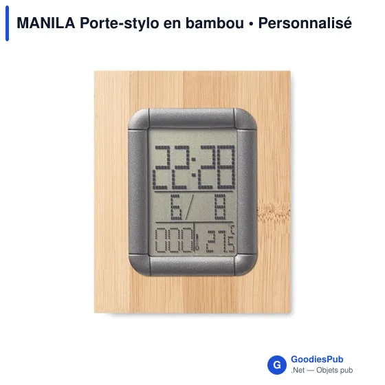 MANILA Porte-stylo en bambou - Image 4