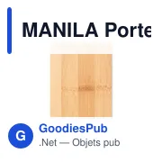 MANILA Porte-stylo en bambou - Miniature 5