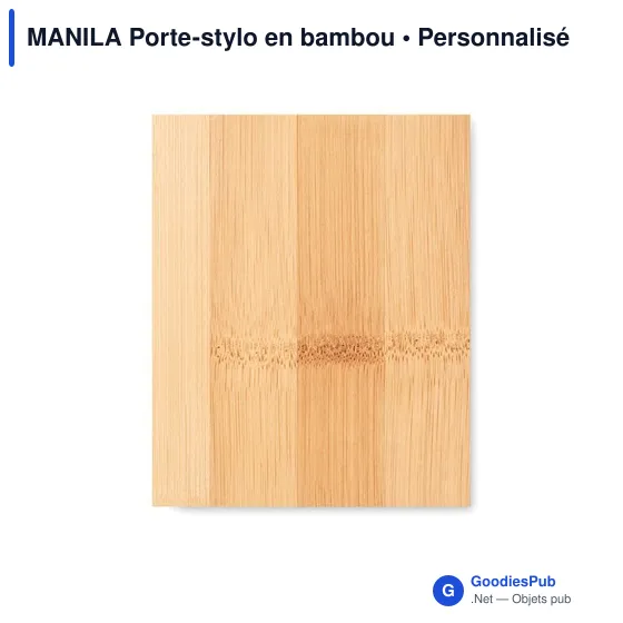 MANILA Porte-stylo en bambou - Image 5