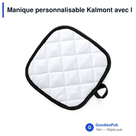 Manique personnalisable Kalmont avec logo pour cuisine
