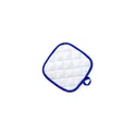 Variante bleu - Manique personnalisable Kalmont avec logo pour cuisine