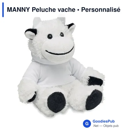 MANNY Peluche vache
