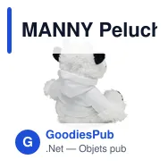 MANNY Peluche vache - Miniature 3