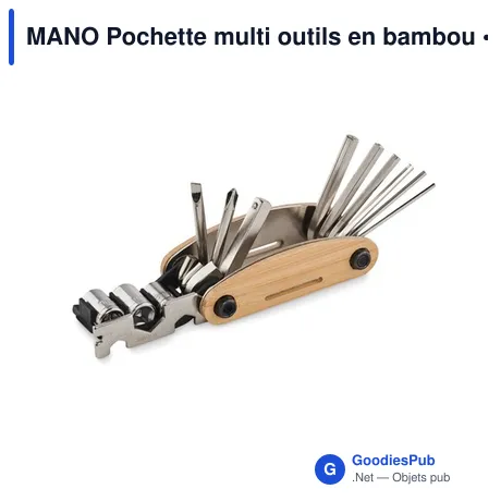 MANO Pochette multi outils en bambou