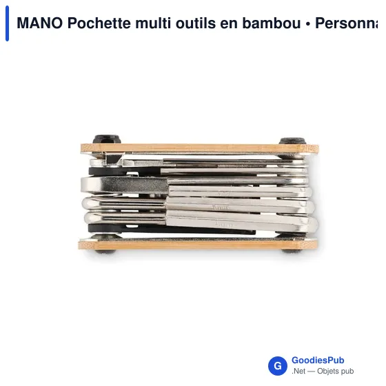 MANO Pochette multi outils en bambou - Image 2