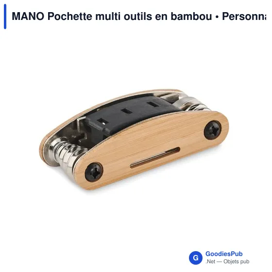 MANO Pochette multi outils en bambou - Image 3