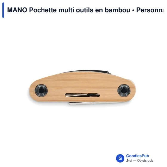 MANO Pochette multi outils en bambou - Image 8