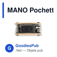 MANO Pochette multi outils en bambou - Miniature 9