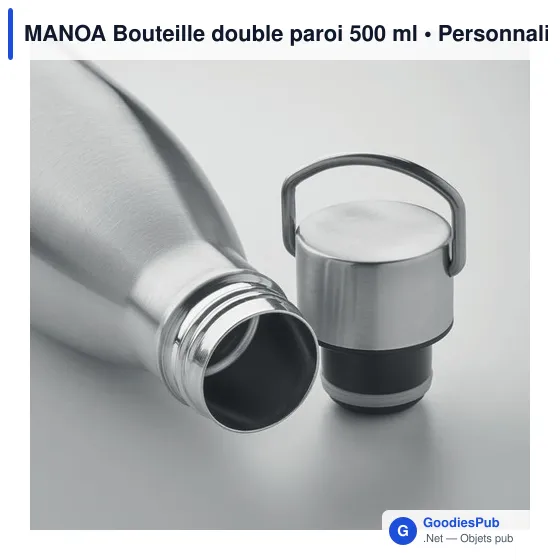MANOA Bouteille double paroi 500 ml - Image 3