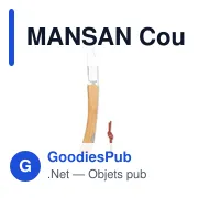 MANSAN Couteau pliable en bambou - Miniature 2