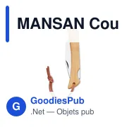 MANSAN Couteau pliable en bambou - Miniature 3