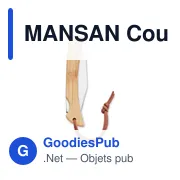 MANSAN Couteau pliable en bambou - Miniature 4