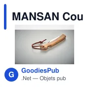 MANSAN Couteau pliable en bambou - Miniature 6