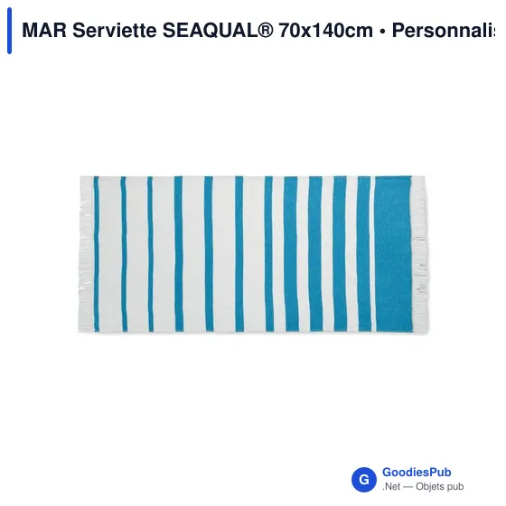 MAR Serviette SEAQUAL® 70x140cm - Image 3