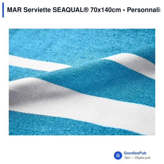 MAR Serviette SEAQUAL® 70x140cm - Image 6