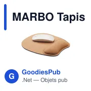 MARBO Tapis de souris ergonomique - Miniature 4
