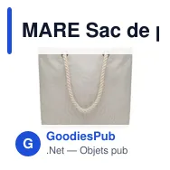 MARE Sac de plage 220gr/m² - Miniature 4