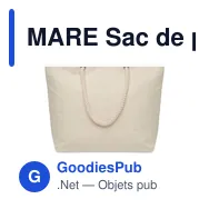 MARE Sac de plage 220gr/m² - Miniature 6