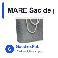 MARE Sac de plage 220gr/m² - Miniature 9