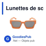 Lunettes de soleil personnalisables en PC recyclé avec logo - Marina GRS - Miniature 11